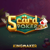 5 Card Poker on table game 5 app